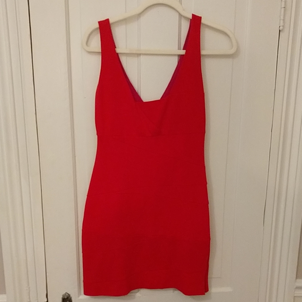 Andrew Marc Red mini dress
